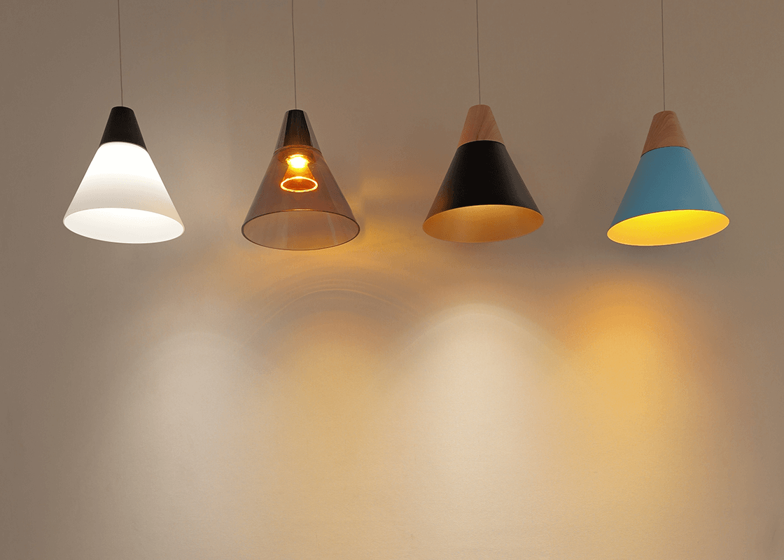 TANA- pendant light with various lampshade options